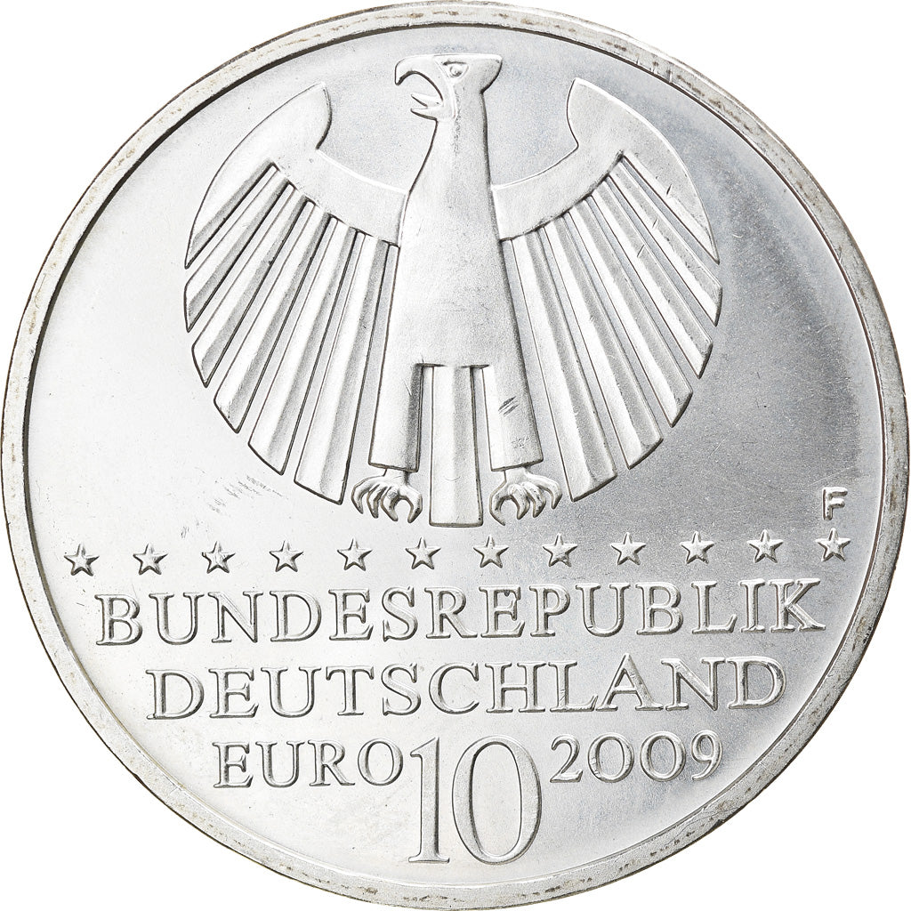 GERMANY - FEDERAL REPUBLIC, 10 Euro, Kepler's Laws, 2009, Stuttgart, MS(65-70)