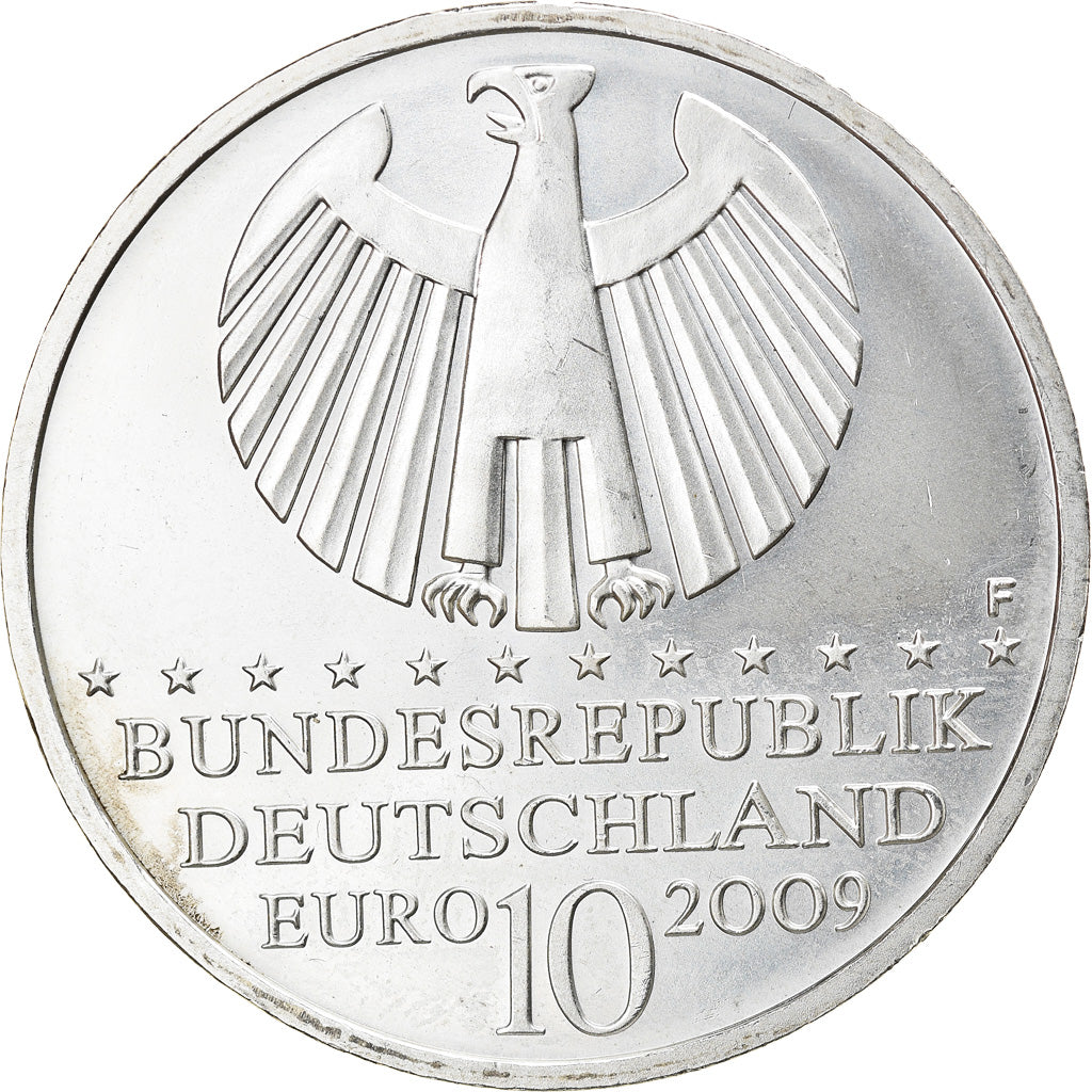 GERMANY - FEDERAL REPUBLIC, 10 Euro, Kepler's Laws, 2009, Stuttgart, MS(63)