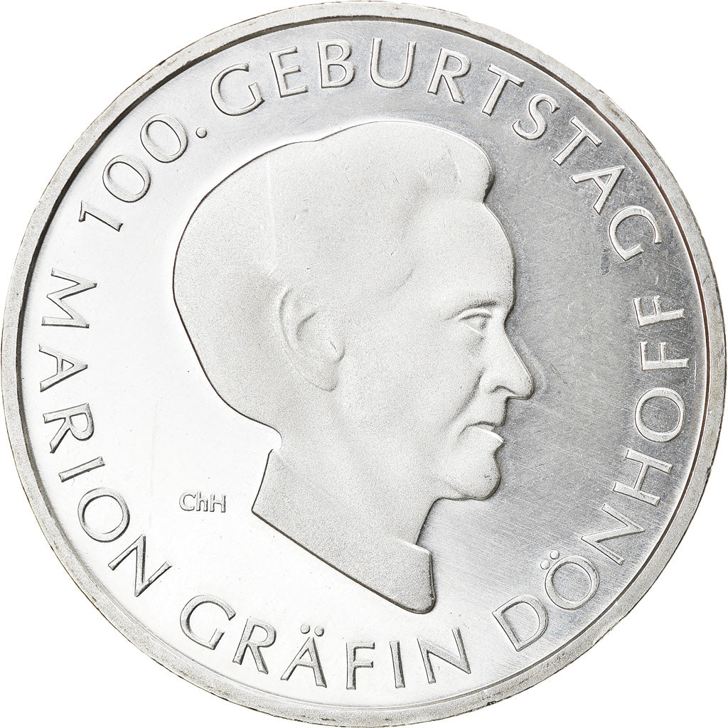 GERMANY - FEDERAL REPUBLIC, 10 Euro, Marion Countess Dönhoff, 2009, Hambourg