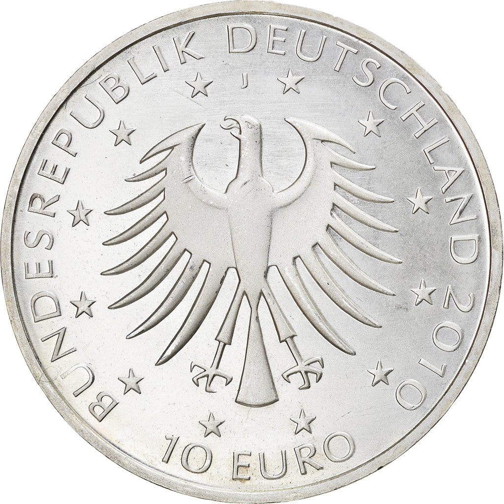 GERMANY - FEDERAL REPUBLIC, 10 Euro, Robert Schumann, 2010, Hambourg, BE