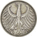 Moneta, GERMANIA - REPUBBLICA FEDERALE, 5 Mark, 1951, Karlsruhe, BB, Argento