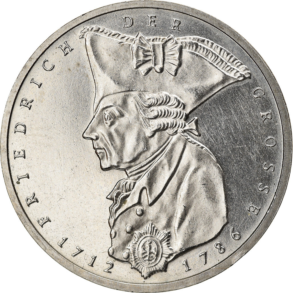 Coin, GERMANY - FEDERAL REPUBLIC, 5 Mark, 1986, Stuttgart, Germany, AU(55-58)