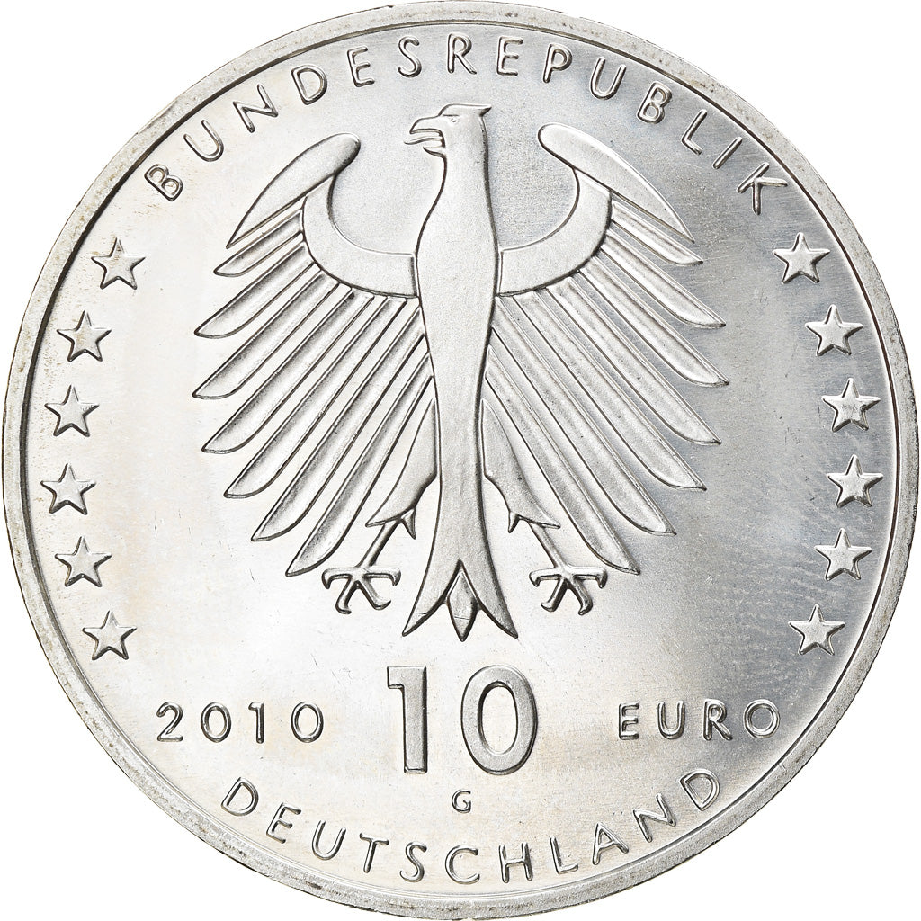 GERMANY - FEDERAL REPUBLIC, 10 Euro, Konrad Zuse, 2010, Karlsruhe, BE