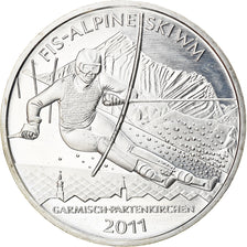 GERMANY - FEDERAL REPUBLIC, 10 Euro, FIS-Alpine Ski, 2011, Stuttgart, BE