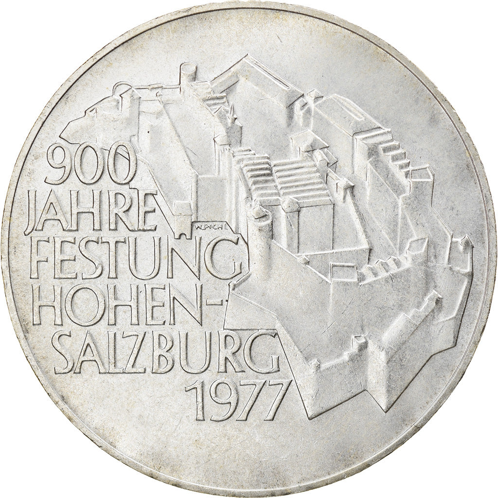 Monnaie, Autriche, Forteresse de Hohensalzburg, 100 Schilling, 1977, SPL