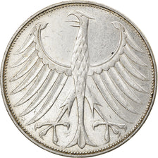Moneta, GERMANIA - REPUBBLICA FEDERALE, 5 Mark, 1971, Karlsruhe, BB, Argento