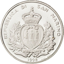 Coin, San Marino, 10000 Lire, 1998, MS(63), Silver, KM:387