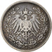 Coin, GERMANY - EMPIRE, 1/2 Mark, 1905, Berlin, EF(40-45), Silver, KM:17