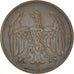 Coin, GERMANY, WEIMAR REPUBLIC, 4 Reichspfennig, 1932, Stuttgart, EF(40-45)
