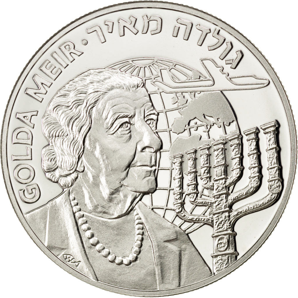 ISRAEL, 50 Euro, 1996, KM #19, MS(63), Silver, 25.16