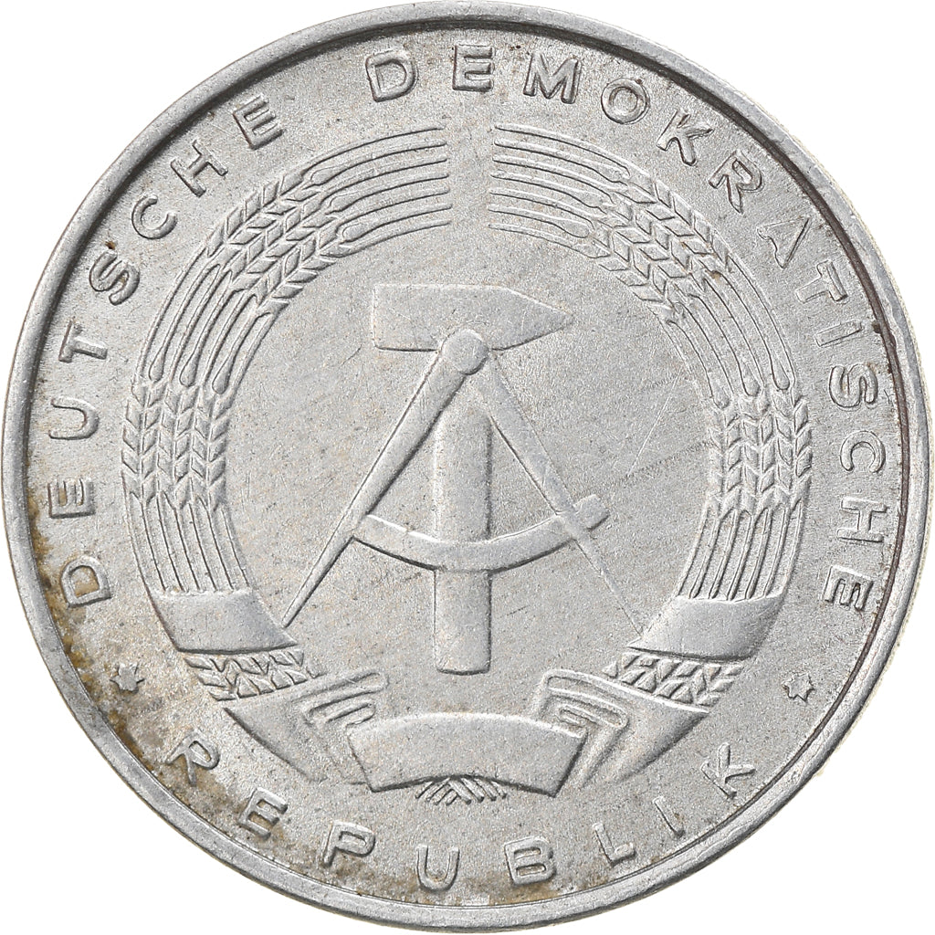 Monnaie, GERMAN-DEMOCRATIC REPUBLIC, 5 Pfennig, 1968, Berlin, SUP, Aluminium