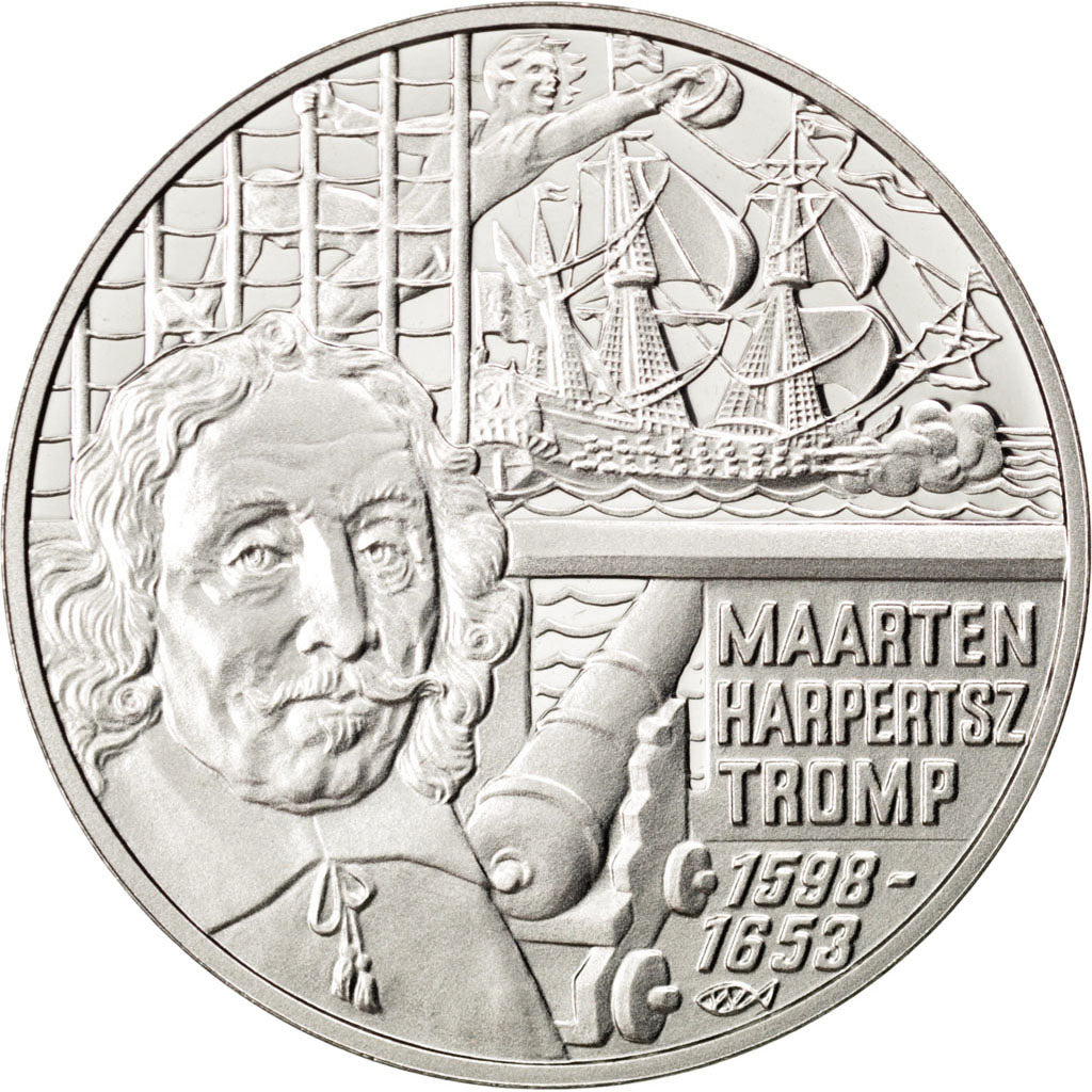 NETHERLANDS, 50 Euro, 1998, Utrecht, KM #147, MS(63), Silver, 38, 24.95