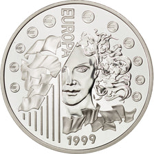 FRANCE, 6.55957 Francs, 1999, KM #1255, MS(63), Silver, 22.20