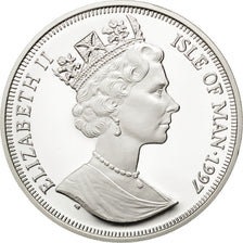 ISLE OF MAN, Crown, 1997, Pobjoy Mint, KM #774a, MS(63), Silver, 38.5, 31.28