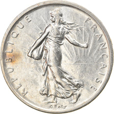 Moneda, Francia, Semeuse, 5 Francs, 1960, MBC+, Plata, KM:926, Gadoury:770