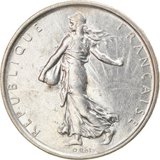 Moneda, Francia, Semeuse, 5 Francs, 1964, Paris, MBC+, Plata, KM:926