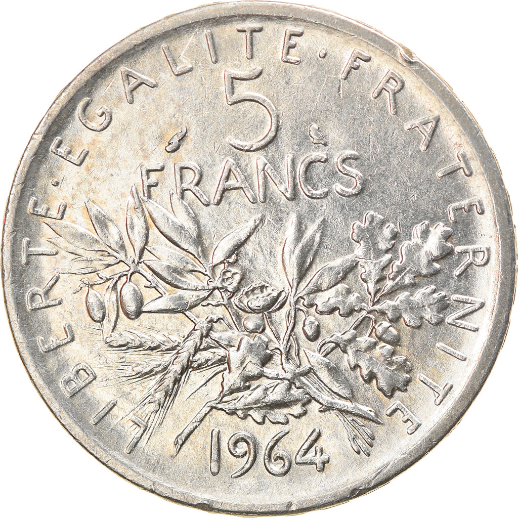 Monnaie, France, Semeuse, 5 Francs, 1964, Paris, TTB, Argent, Gadoury:770