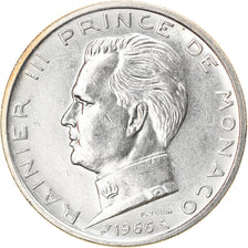 Münze, Monaco, Rainier III, 5 Francs, 1966, VZ, Silber, KM:141, Gadoury:MC 152