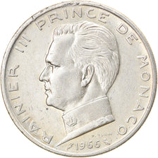 Coin, Monaco, Rainier III, 5 Francs, 1966, EF(40-45), Silver, KM:141, Gadoury:MC