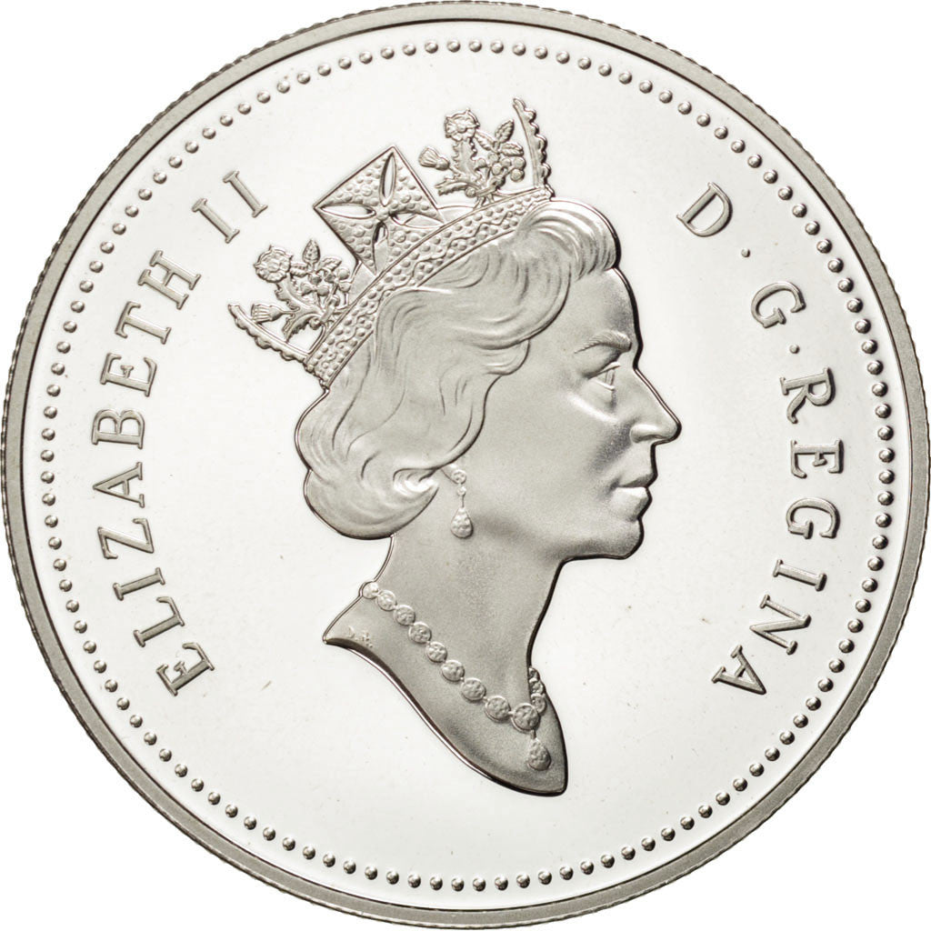 Coin, Canada, Elizabeth II, Dollar, 1993, Ottawa, MS(64), Silver, KM:235