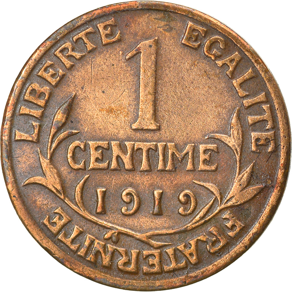Coin, France, Dupuis, Centime, 1919, Paris, 1 centime, VF(20-25), Bronze