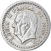 Coin, Monaco, Louis II, 2 Francs, 1945, AU(50-53), Aluminum, KM:121