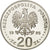 Moneta, Polska, 20 Zlotych, 1995, MS(64), Srebro, KM:302