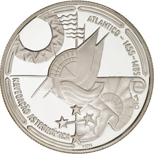PORTUGAL, 100 Escudos, 1990, KM #649a, MS(64), Silver, 34, 20.92