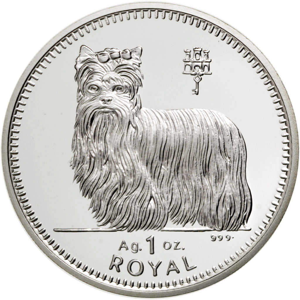 GIBRALTAR, Royal, 1997, KM #561a, MS(64), Silver, 31.20
