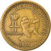 Coin, Monaco, Louis II, 50 Centimes, 1924, Poissy, VF(30-35), Aluminum-Bronze
