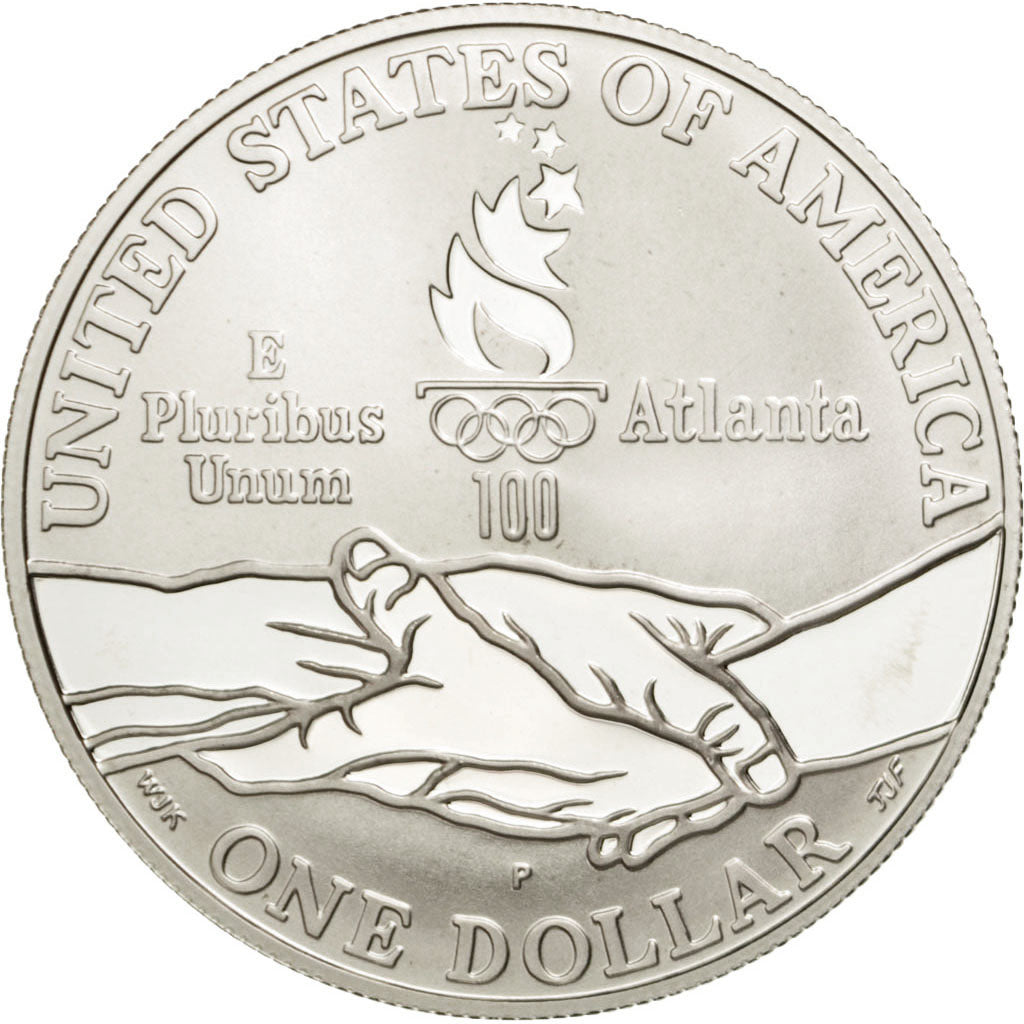 UNITED STATES, Dollar, 1995, U.S. Mint, KM #264, MS(64), Silver, 38.1, 26.87