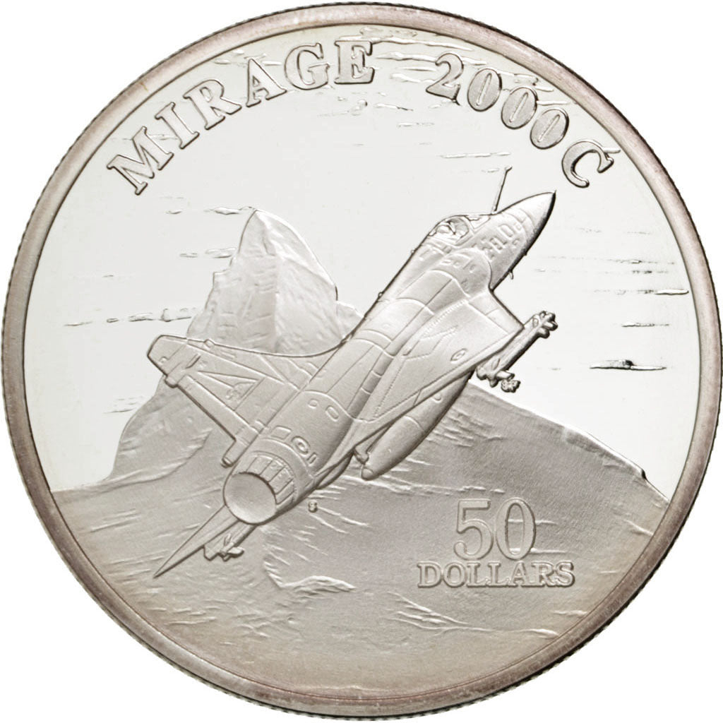 Iles Marshall, 50 Dollars Mirage 2000 C, 1995, KM 1193