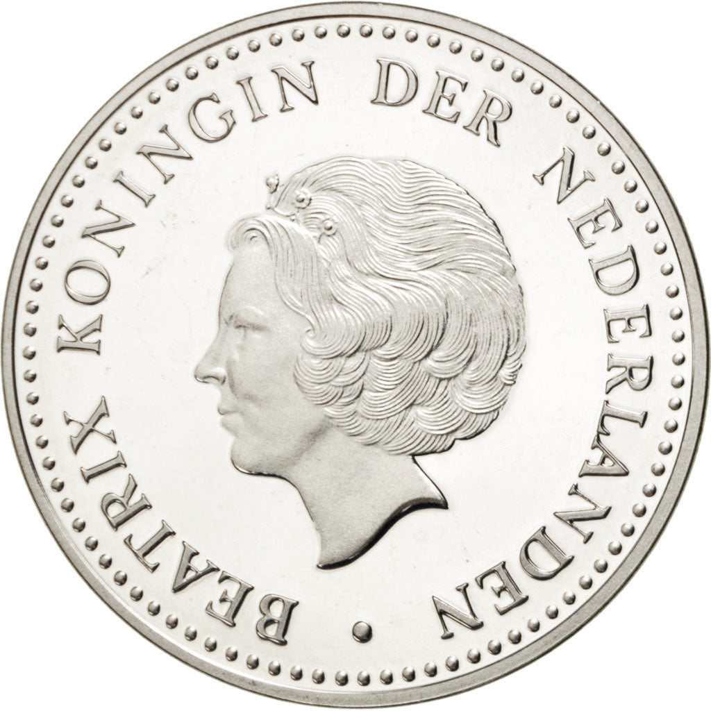 NETHERLANDS ANTILLES, 25 Gulden, 1994, KM #40, MS(64), Silver, 25.05