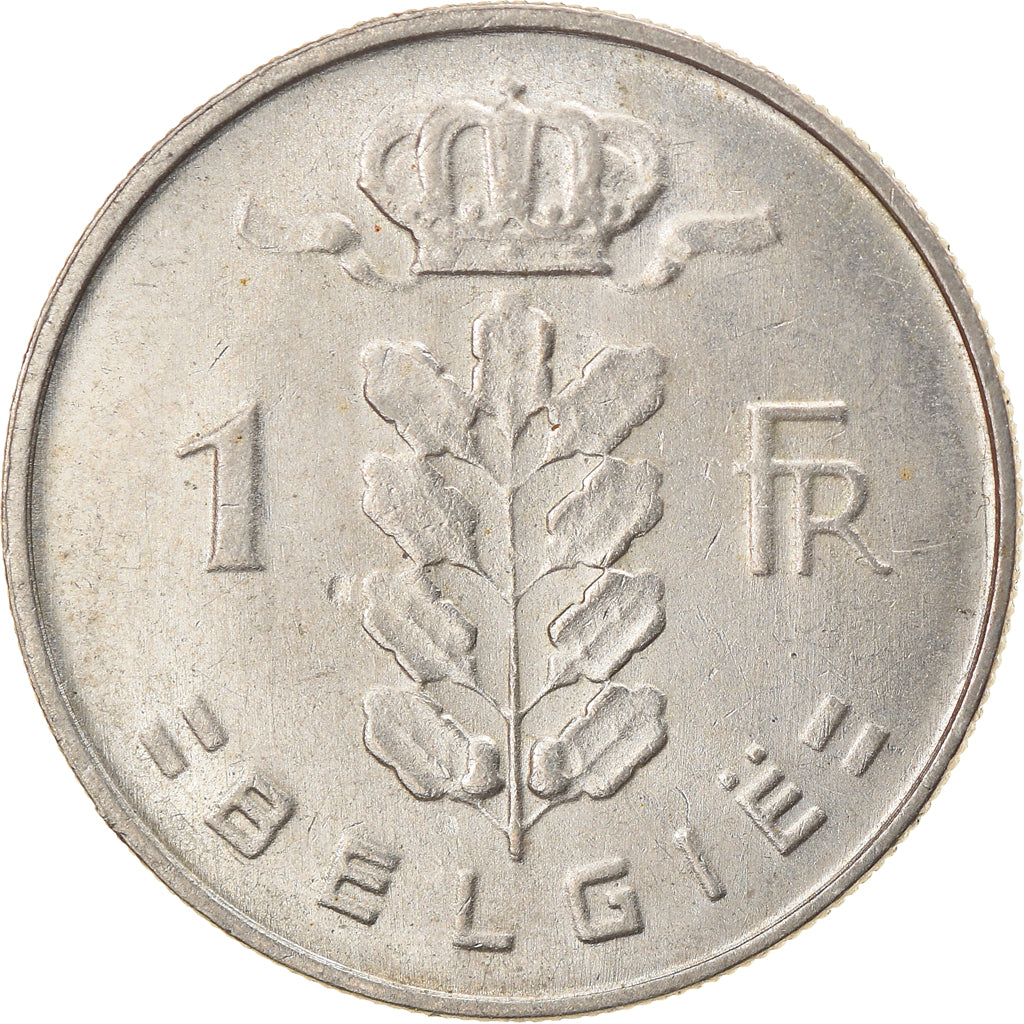 Coin, Belgium, Franc, 1967, AU(50-53), Copper-nickel, KM:143.1