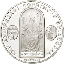ANDORRA, 10 Diners, 1996, KM #125, MS(64), Silver, 31.59