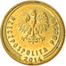 Monnaie, Pologne, Grosz, 2014, Warsaw, TTB, Laiton