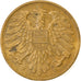 Coin, Austria, 20 Groschen, 1951, EF(40-45), Aluminum-Bronze, KM:2877
