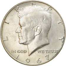Coin, United States, Kennedy Half Dollar, Half Dollar, 1967, U.S. Mint