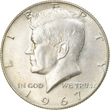 Coin, United States, Kennedy Half Dollar, Half Dollar, 1967, U.S. Mint