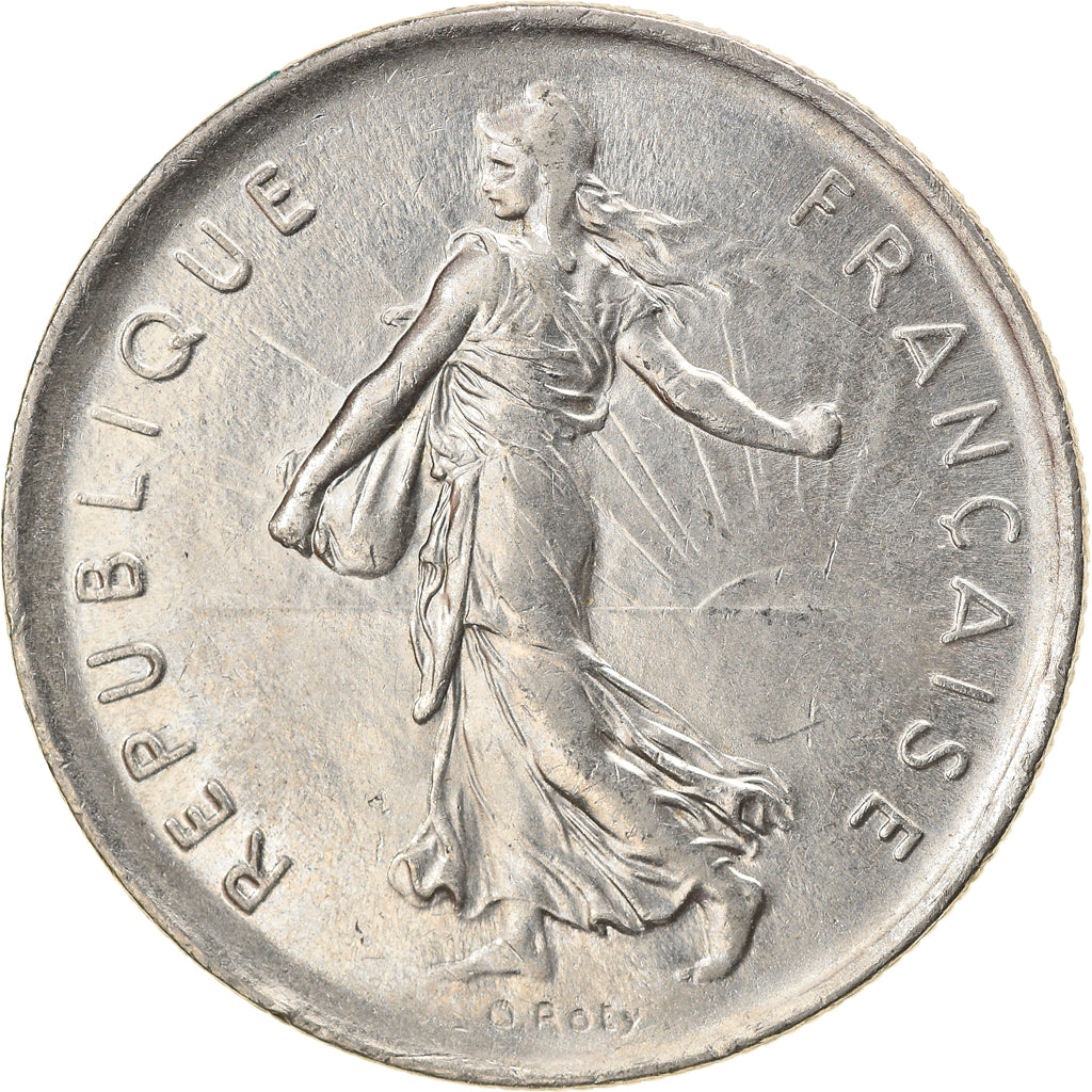 Moneda, Francia, 5 Francs, 1971, MBC, Cuproníquel, KM:926a.1, Gadoury:771