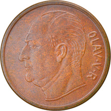 Münze, Norwegen, Olav V, 5 Öre, 1969, SS, Bronze, KM:405