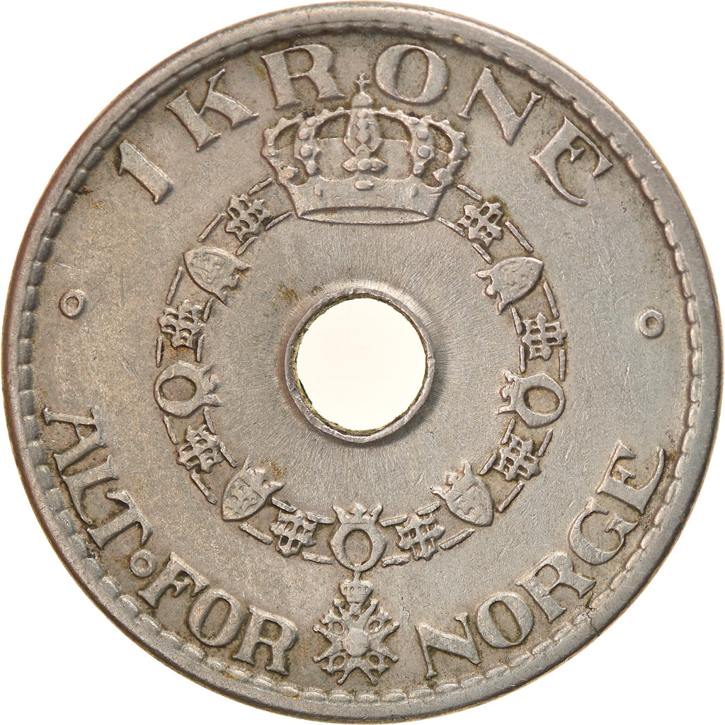 Monnaie, Norvège, Haakon VII, Krone, 1939, TTB, Copper-nickel, KM:385