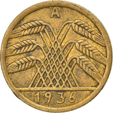 Coin, GERMANY, WEIMAR REPUBLIC, 5 Reichspfennig, 1936, Berlin, VF(30-35)