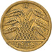 Moneta, GERMANIA, REPUBBLICA DI WEIMAR, 5 Reichspfennig, 1936, Berlin, MB+