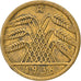 Coin, GERMANY, WEIMAR REPUBLIC, 5 Reichspfennig, 1936, Berlin, VF(30-35)