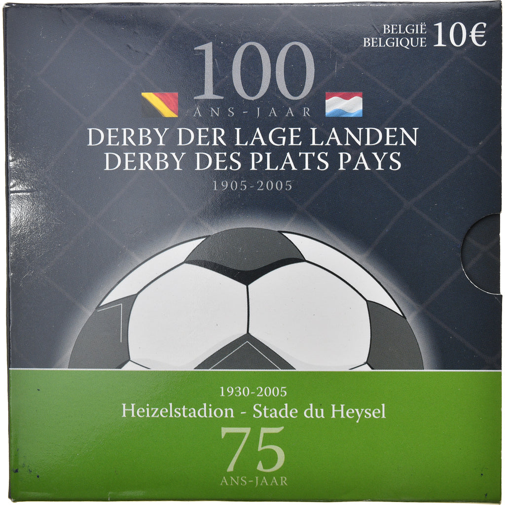 Belgium, 10 Euro, Derby des plats pays, 2005, BE, MS(65-70), Silver, KM:251