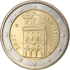 San Marino, 2 Euro, 2007, Rome, EF(40-45), Bi-Metallic, KM:447