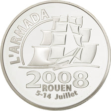Coin, France, 1-1/2 Euro, 2008, MS(64), Silver, KM:1558