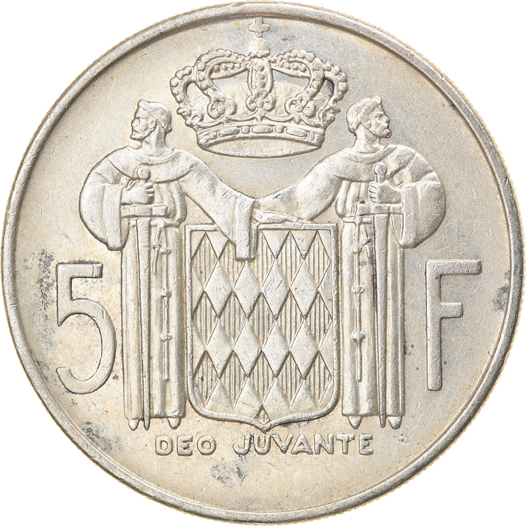 Moneta, Monaco, Rainier III, 5 Francs, 1960, BB+, Argento, KM:141, Gadoury:MC