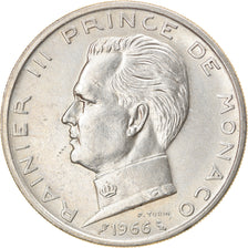 Coin, Monaco, Rainier III, 5 Francs, 1966, EF(40-45), Silver, KM:141